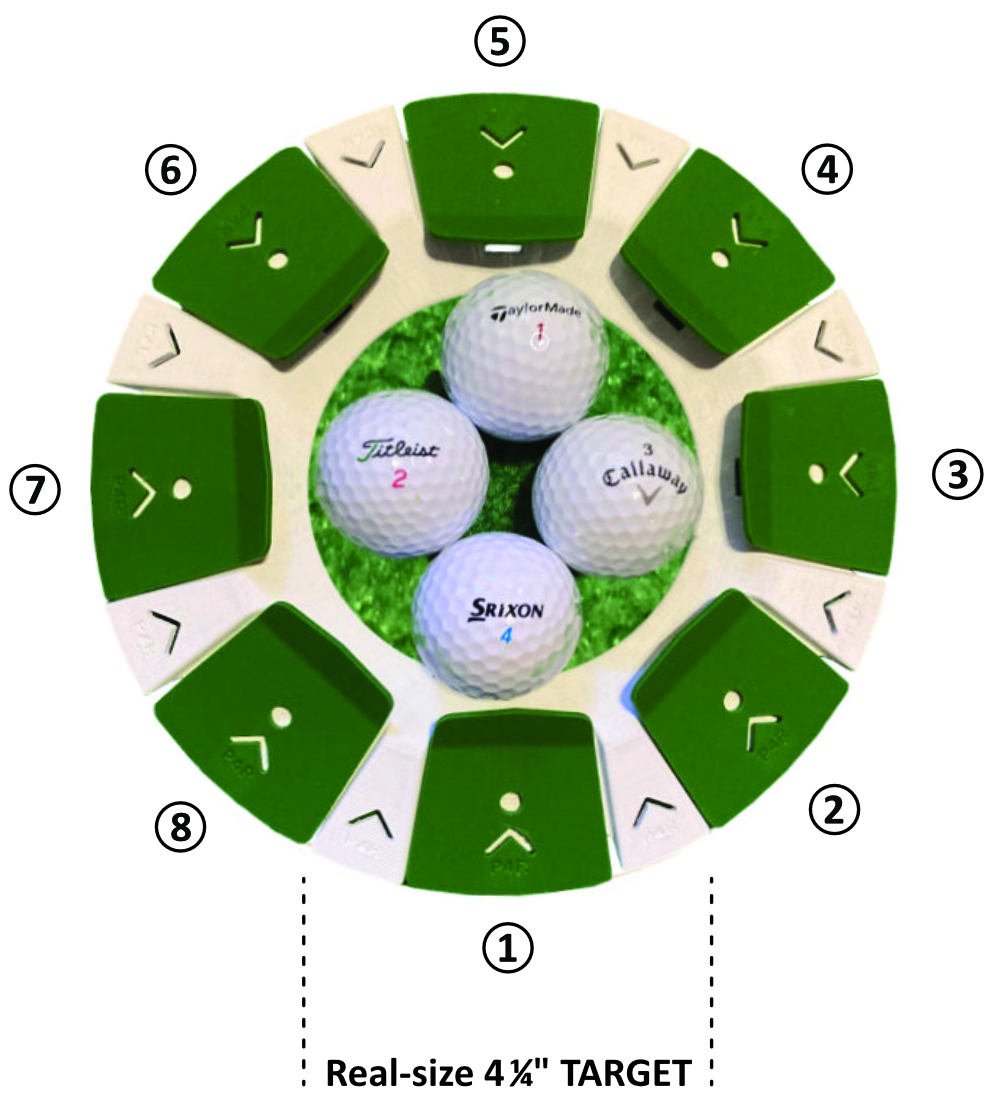 Putt-4-Real 8 Target Wings